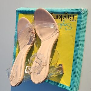 Clear wrap around heels